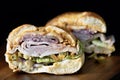 coldcuts deli sandwich Royalty Free Stock Photo