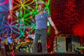 Coldplay in concert at Hard Rock Stadium in Miami