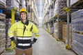 Coldstore worker Royalty Free Stock Photo