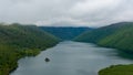 Coldwater Lake near Mount St Helens in Washington State Royalty Free Stock Photo