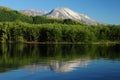 Coldwater Lake Reflecting Mount St. Helens Oregon USA Royalty Free Stock Photo