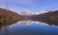 Coldwater Lake Trail in Mt St Helens NP Royalty Free Stock Photo