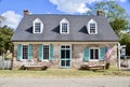 Cole Digges House c. 1726. Yorktown VA, USA. . Now Mobjack Bay Coffee Roasters. Historic Revolutionary War Building. Royalty Free Stock Photo