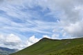 Interesting sky over Outerside, Lake District