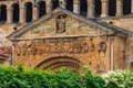 Colegiata Santillana del Mar Cantabria - Spain. Romanesque art of the twelfth century.