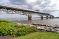 Coleman Bridge on the York River Royalty Free Stock Photo