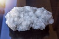 Colemanite mineral (bor, boron, borax, ulexite). It is a borate mineral. It is a secondary mineral that forms.