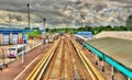 Coleraine railway station - County Londonderry Royalty Free Stock Photo