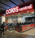 Coles supermarket Australia Royalty Free Stock Photo