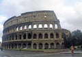 Colesseum in the rain Royalty Free Stock Photo