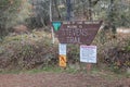 Stevens Trail Trailhead Sign