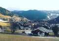 Colfosco, Italy, Tirol, January 2017 Royalty Free Stock Photo