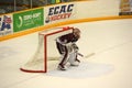 Colgate Goalie #31 in NCAA Hockey Game Royalty Free Stock Photo