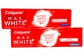 Colgate Max White Toothpaste produced by Colgate-Palmolive