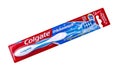 Colgate oral brush on white.Colgate