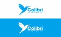 Colibri Logo Royalty Free Stock Photo