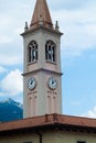Colico Bell Tower Royalty Free Stock Photo