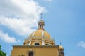 Colima, Mexico August 13, 2022. Dome of the Cathedral Basilica Menor de Colima