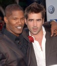 Colin Farrell,Jamie Foxx Royalty Free Stock Photo