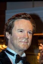 Colin Firth wax figure at Madame Tussauds museum in London.