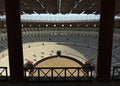 Coliseum amphitheater in Rome reconstruction 3d illustration Royalty Free Stock Photo