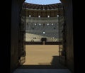 Coliseum amphitheater in Rome reconstruction 3d illustration Royalty Free Stock Photo