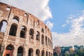 Coliseum arena in Rome, amphitheater in Rome capital, Italy