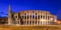 Coliseum Back Pan Rise Royalty Free Stock Photo