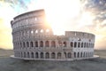 Coliseum Colosseum at sunrise. Symbol of Rome and Italy Royalty Free Stock Photo