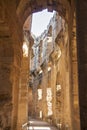 Coliseum of El Jem Tunisia. Ancient amphitheatre Royalty Free Stock Photo