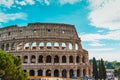Coliseum or Flavian Amphitheatre or Colosseo or Colosseum, Rome, Italy