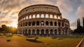 Coliseum or Flavian Amphitheatre at Rome, Italy