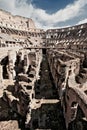 Coliseum from the inside Royalty Free Stock Photo