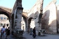 Inside walls views of Colosseum, Roma