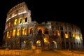 Coliseum at night