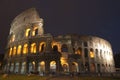 Coliseum at night