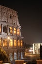 Coliseum Night (Colosseo - Rome - Italy) Royalty Free Stock Photo