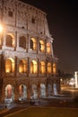 Coliseum Night (Colosseo - Rome - Italy) Royalty Free Stock Photo