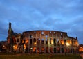 Coliseum night lights