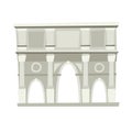 Coliseum, Rome, Italy architecture landmark vector illustration Royalty Free Stock Photo