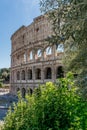 Coliseum Rome Italy, side view at daytime Royalty Free Stock Photo