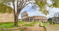 Colisseum old building in Rome Royalty Free Stock Photo