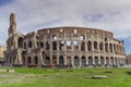 Colisseum old building in Rome city Royalty Free Stock Photo