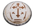 Coliva Plate with Cross