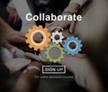Collaboration Collaborate Connection Corporate Concept