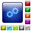 Collaboration color square buttons