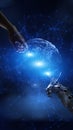 Collaboration Between Human and Robot in Digital Network Sphere