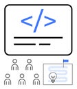 Collaborative Coding and Idea Development for Team Projects and Innovation