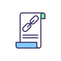 Collaborative project RGB color icon