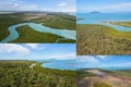 Collage Of Aerials Of Cape Palmerston